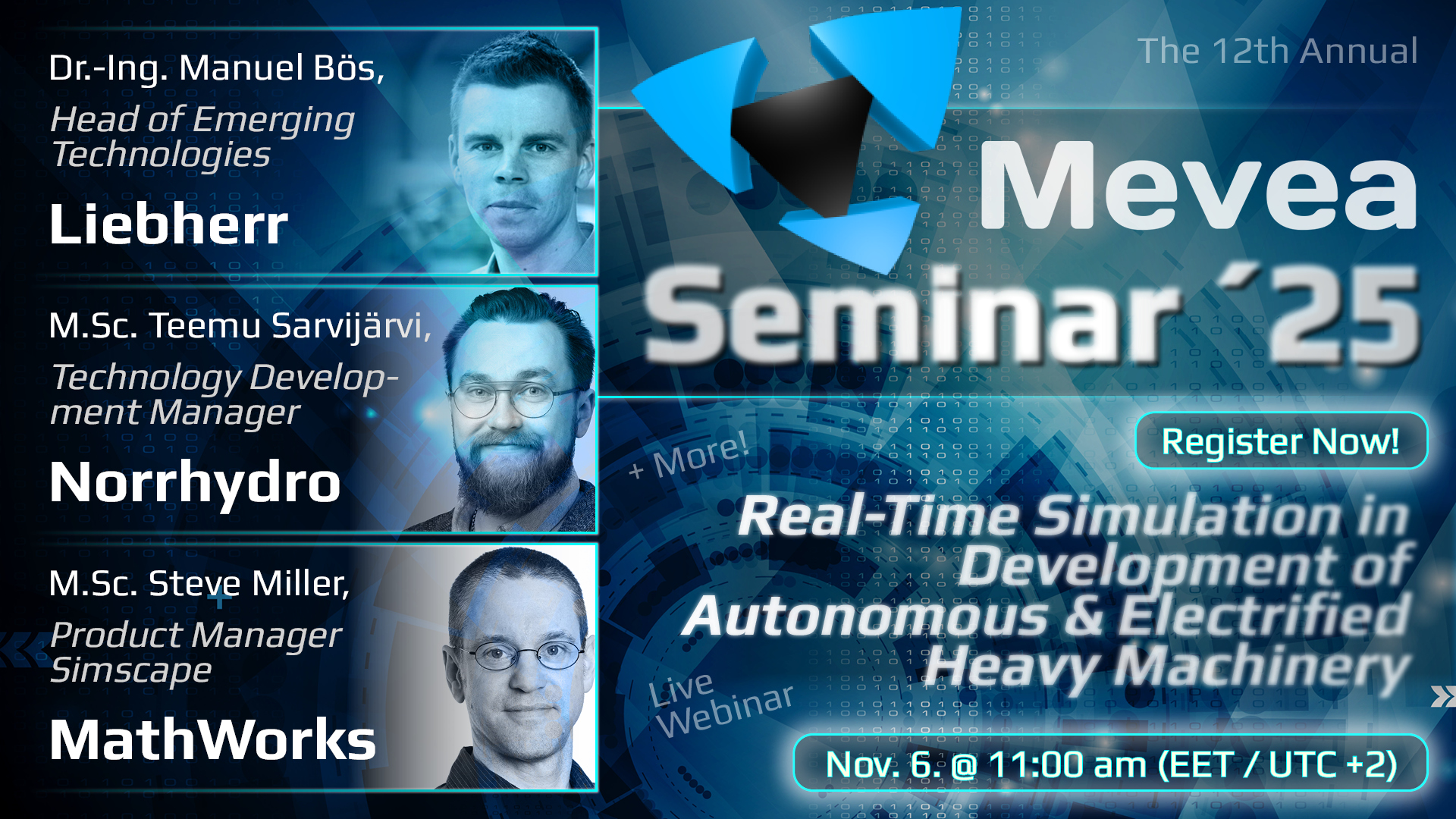 Register for the Mevea live seminar