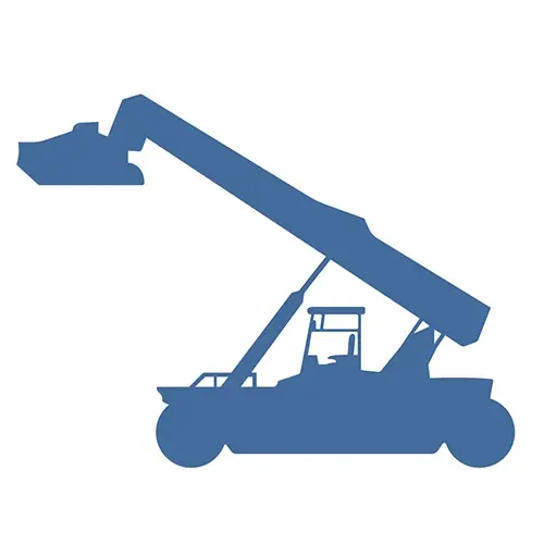 Hydraulic cylinders for reach stackers